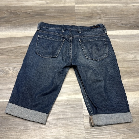 Citizens Of Humanity Blue Bermuda denim shorts size 25 - Picture 8 of 9